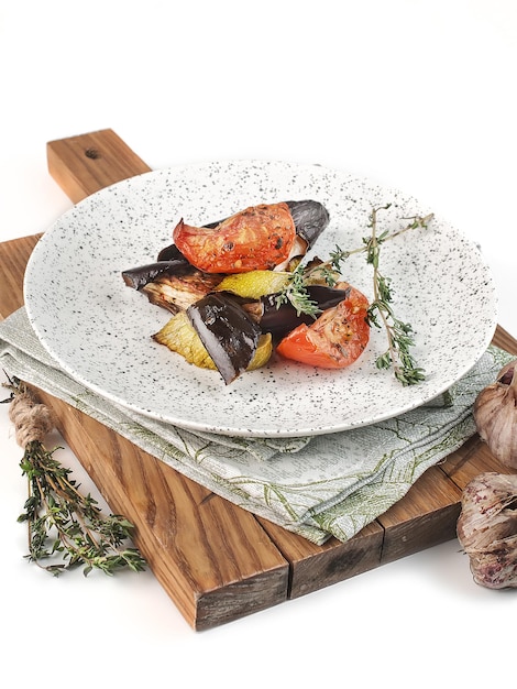 Bliska perspektywa potrawy na stole